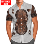 Customized name Native American 3D All Over Printed Unisex Shirts