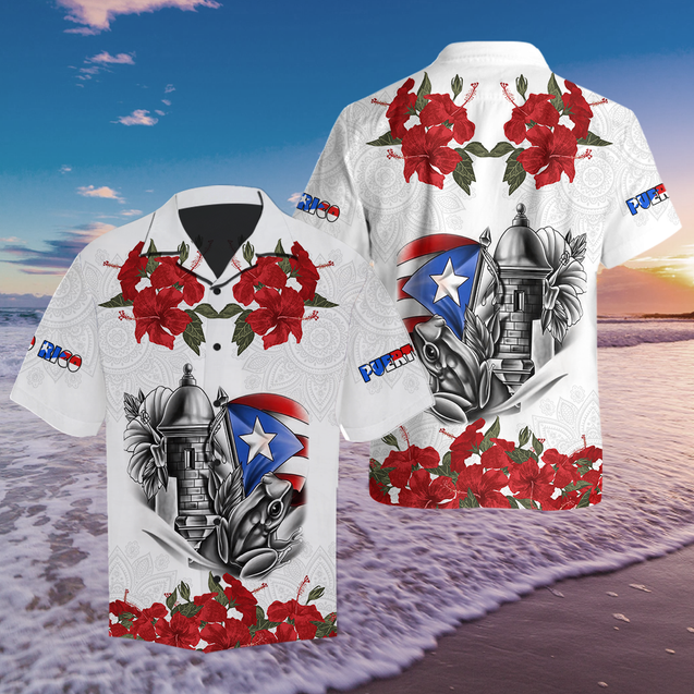 Maga Flower Puerto Rico Hawaii Shirt For Men And Women MH24022104