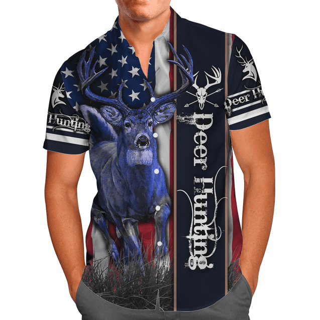 American Deer Hunting 3D All Over Printed Unisex Shirts