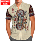 Customized name Native American 3D All Over Printed Unisex Shirts