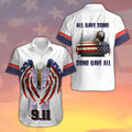 Firefighter 911 Patriot Day 3D All Over Printed Unisex Shirts