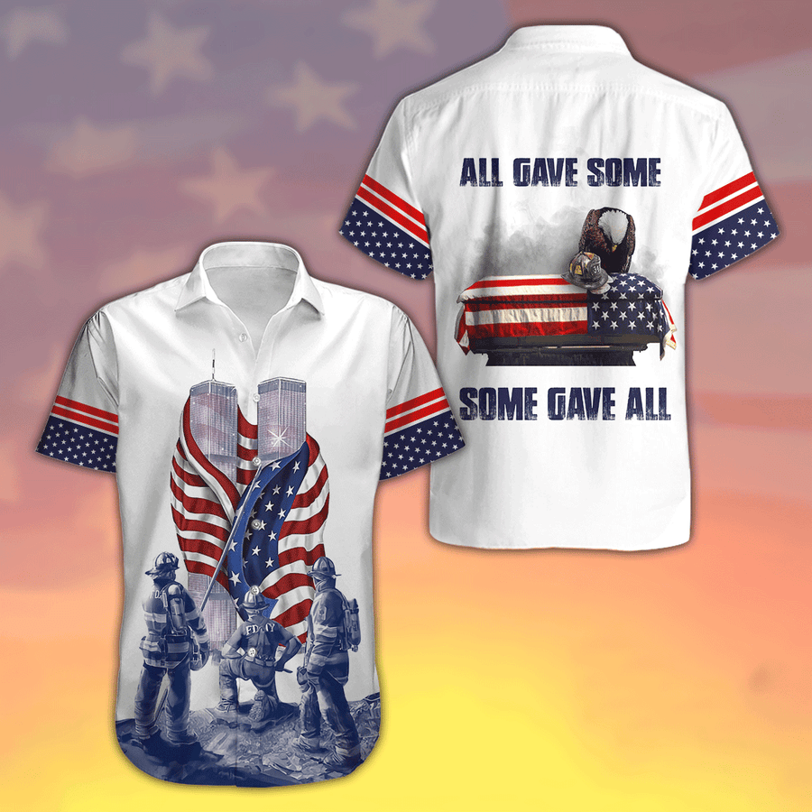 Firefighter 911 Patriot Day 3D All Over Printed Unisex Shirts