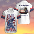 Firefighter 911 Patriot Day 3D All Over Printed Unisex Shirts