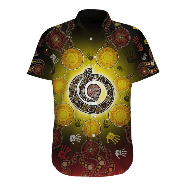 Aboriginal Australia Snake Indigenous 3D printed shirts