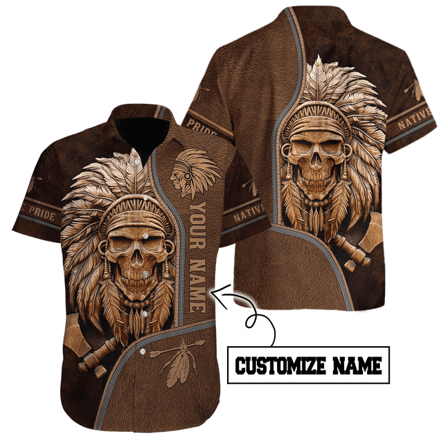 Summer Collection - Customized Native American 3D All Over Printed Unisex Shirts