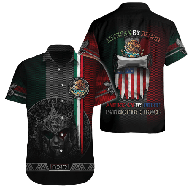 Mexcian By Blood 3D All Over Printed Unisex Shirts