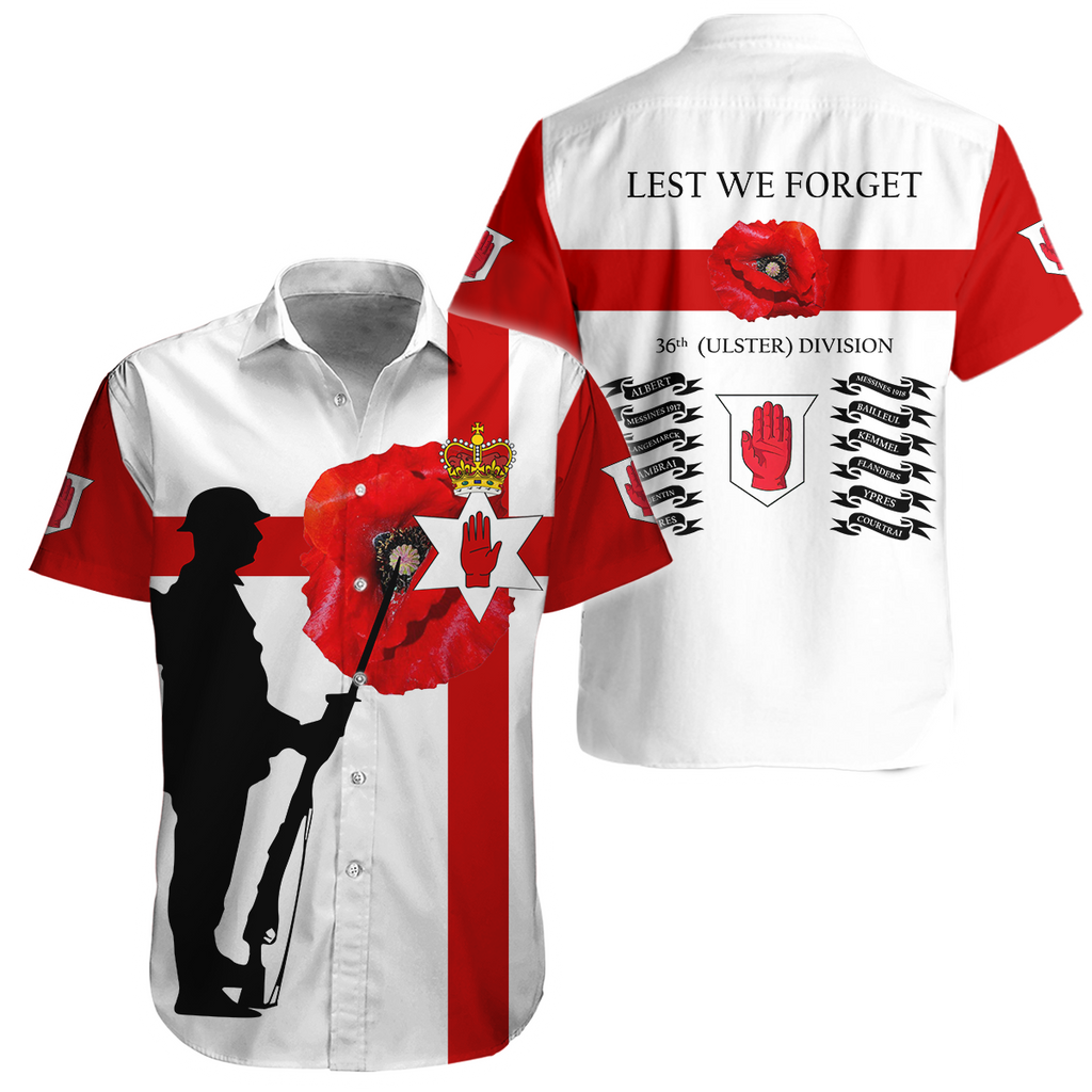 36th Division Remembrance Day Lest We Forget 3D All Over Printed Unisex Shirts