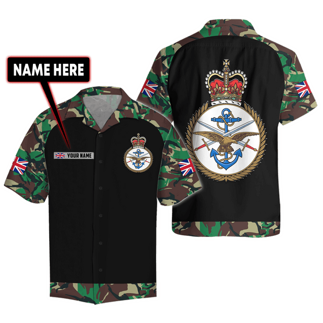 Custom Name XT British Armed Forces 3D Printed Shirts Pi25052104