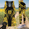 Dachshund Sunflower Combo Tank + Legging TA032435-Apparel-TA-S-S-Vibe Cosy™