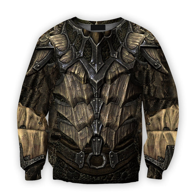 All Over Printed Dragonscale Armor Hoodie-Apparel-NM-Sweatshirt-S-Vibe Cosy™