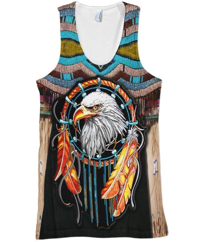 Dreamcatcher Eagle HC1804-Apparel-Huyencass-Tank Top-S-Vibe Cosy™