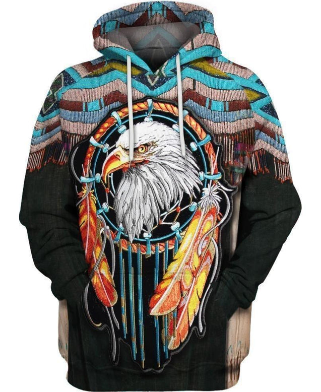 Dreamcatcher Eagle HC1804-Apparel-Huyencass-Hoodie-S-Vibe Cosy™