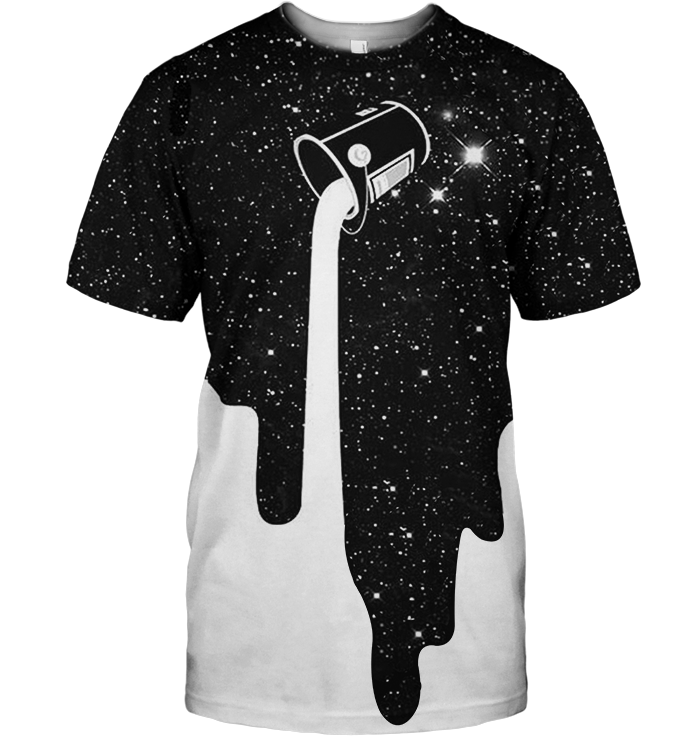 3D All Over Print Dreeping Space Shirt-Apparel-6teenth World-T-Shirt-S-Vibe Cosy™