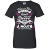 Tattooed mom hated my many-T Shirt-CustomCat-LADIES' COTTON T-SHIRT-Black-S-Vibe Cosy™