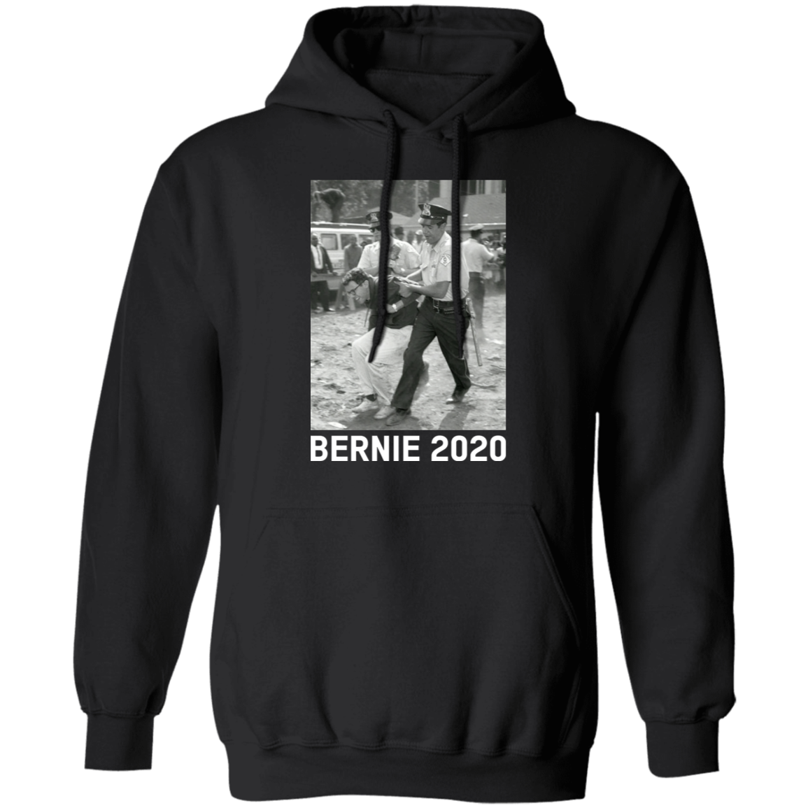 Bernie Sanders Protest Arrest shirts-Sweatshirts-CustomCat-Black-S-Vibe Cosy™