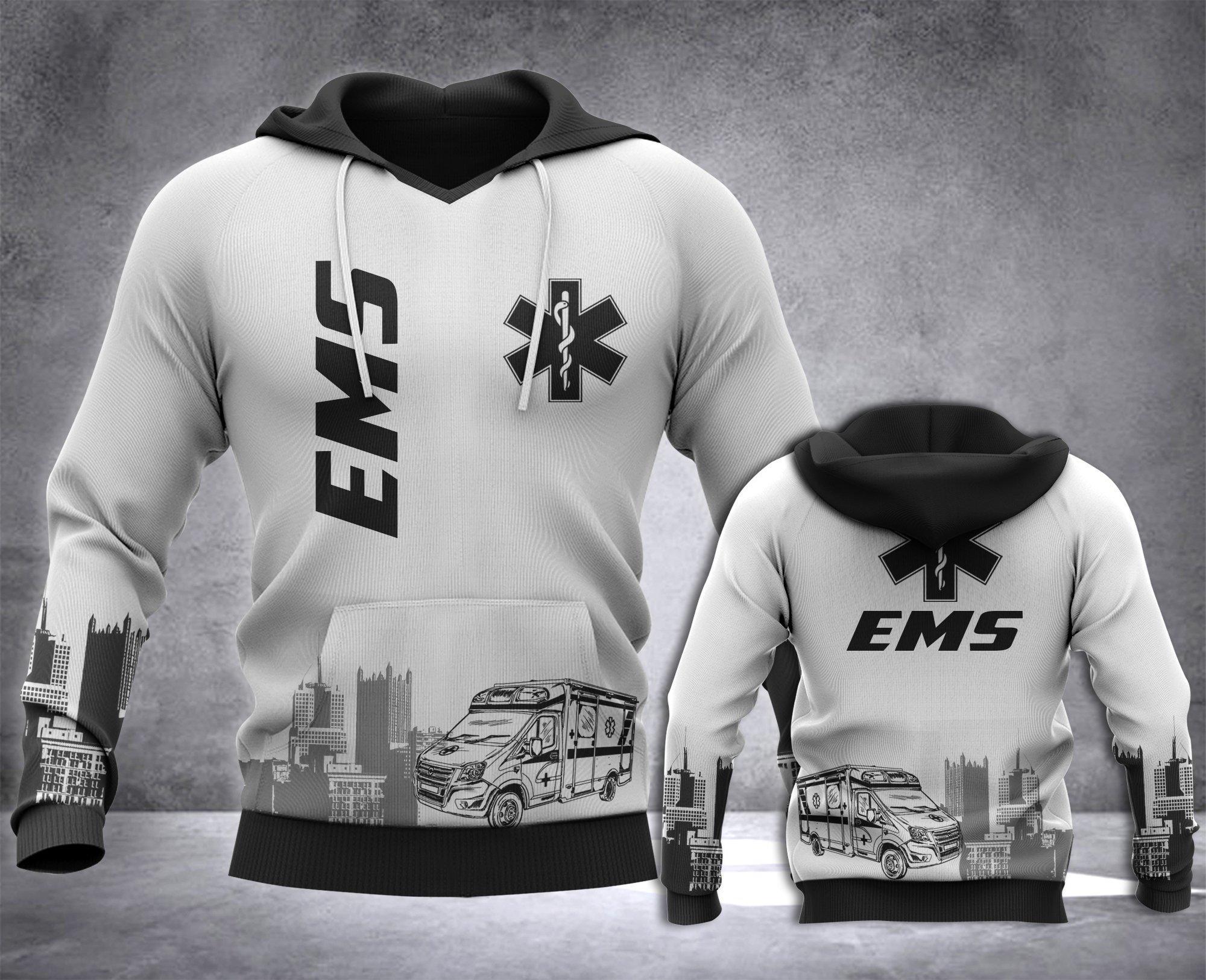 White EMS 3d hoodie shirt for men and women HG33000-Apparel-HG-Hoodie-S-Vibe Cosy™
