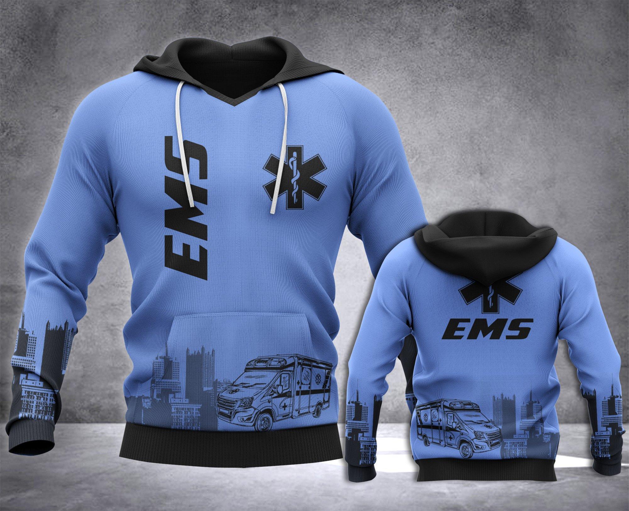 Blue EMS 3d hoodie shirt for men and women HG33002-Apparel-HG-Hoodie-S-Vibe Cosy™