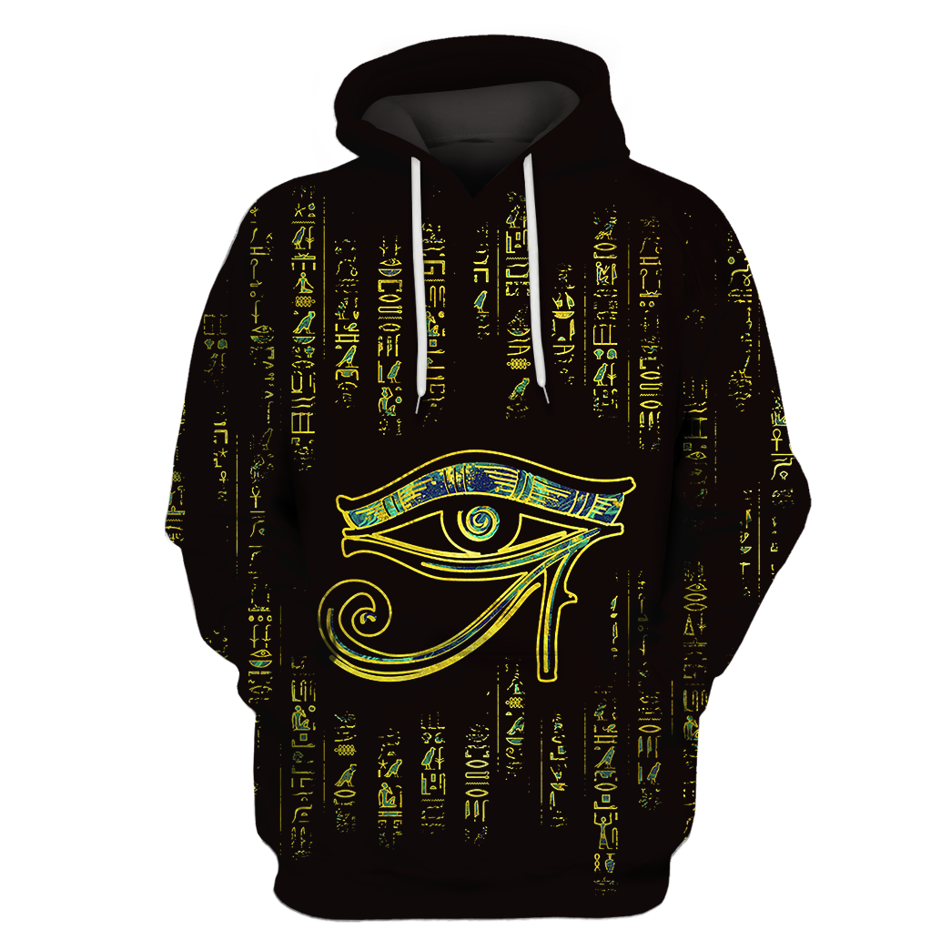 3D All Over Print Egyptian Eye Hoodie-Apparel-6teenth World-Hoodie-S-Vibe Cosy™