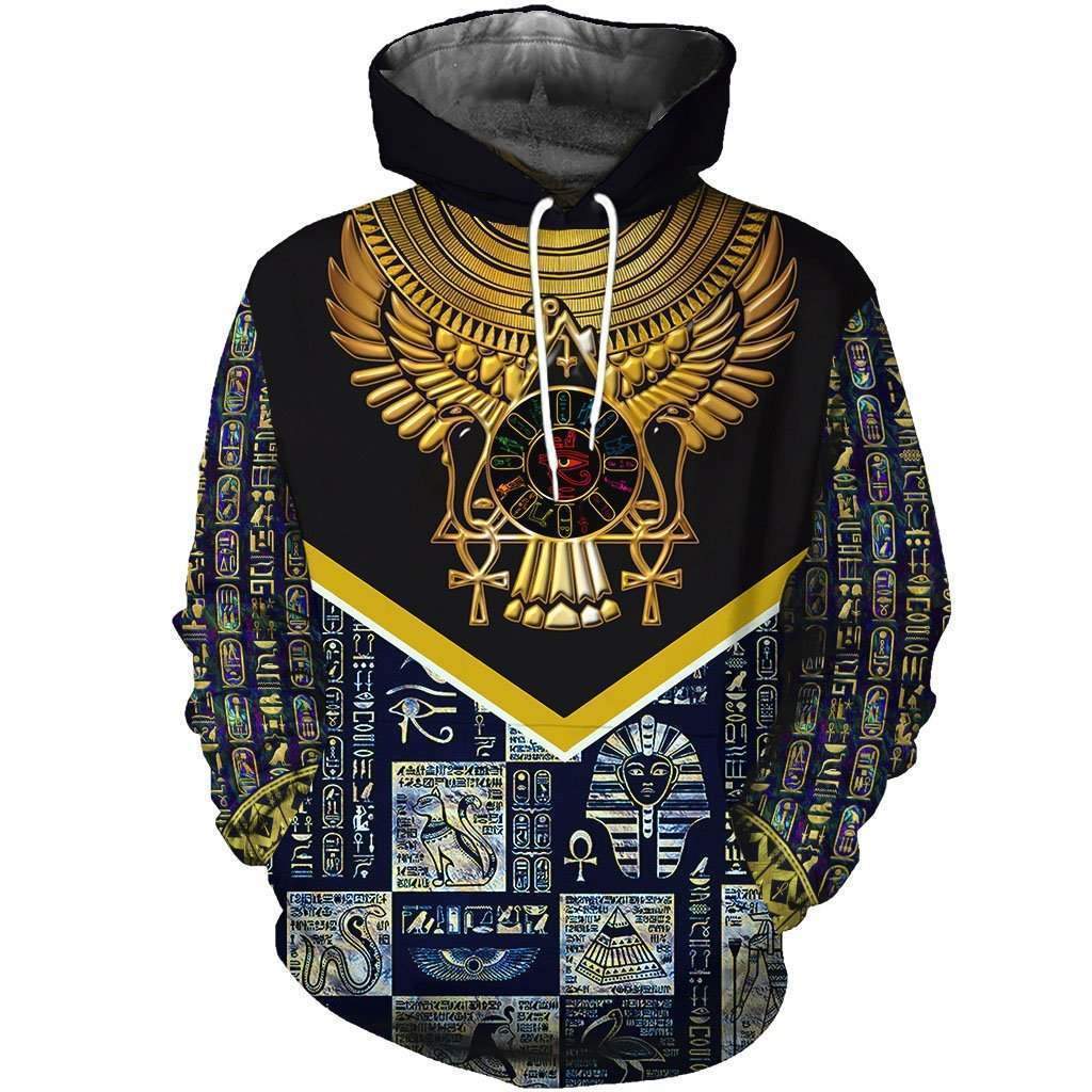 Egyptian Horus 3D All Over Printed Clothes HC3104-Apparel-Huyencass-Hoodie-S-Vibe Cosy™