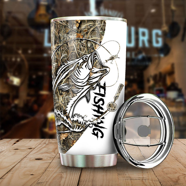 Bass Fishing Sport Stainless Steel Tumbler 20 Oz HC9301 - Amaze Style™-Tumbler