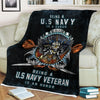 US Navy Veteran Proud Soft and Warm Blanket