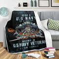 US Navy Veteran Proud Soft and Warm Blanket