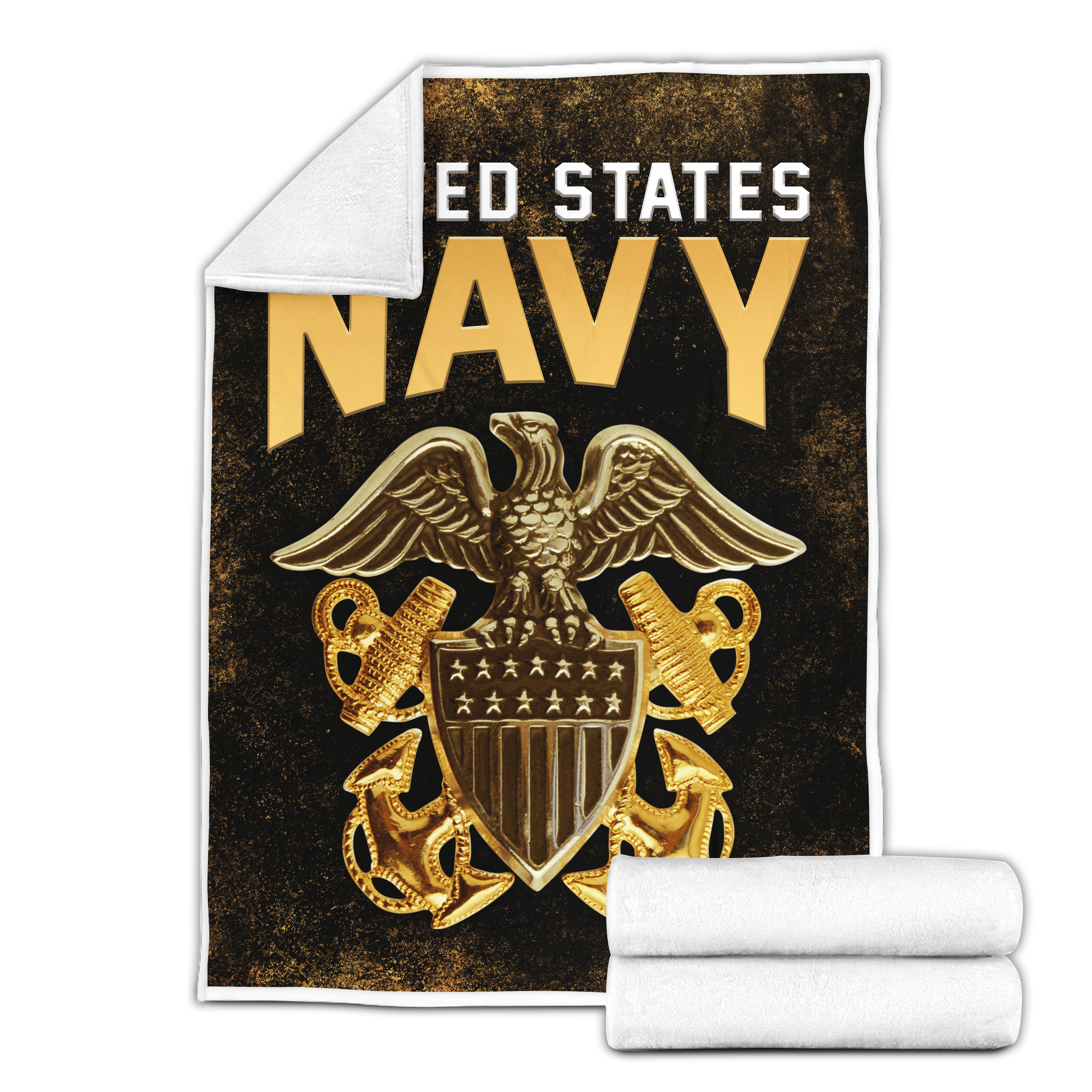 US Navy Veteran Proud Soft and Warm Blanket