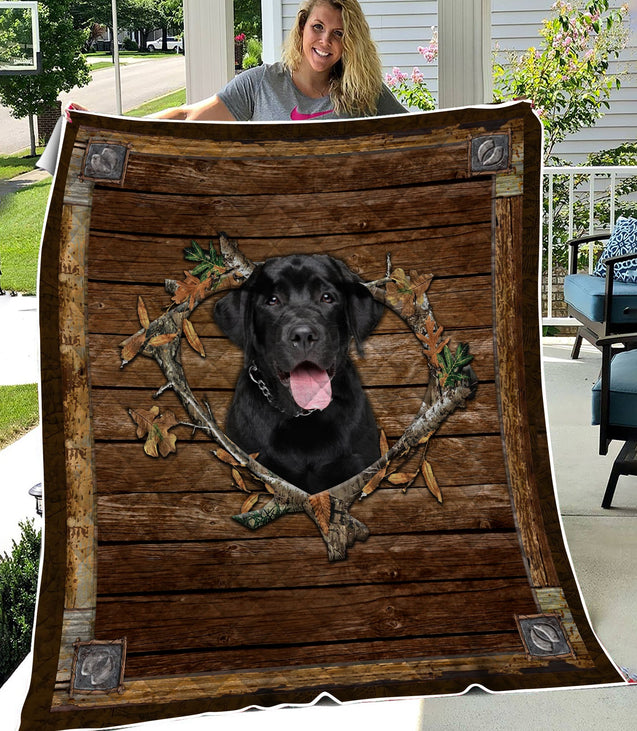 Cute Labrador Halloween Quilt AM082006-LAM