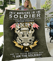 United State Army Soldier Proud Soft and Warm Blanket