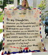 To My Daughter Premium Blanket From Mom HHT14092002