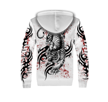 White Tiger Tattoo 3D All Over Printed Shirts For Men and Women