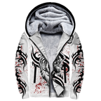 White Tiger Tattoo 3D All Over Printed Shirts For Men and Women