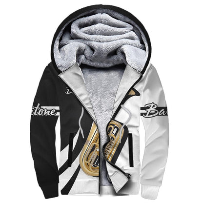 Baritone music 3d hoodie shirt for men and women HG HAC27128-Apparel-HG-Fleecezip hoodie-S-Vibe Cosy™