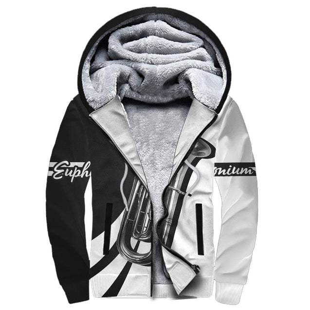 Euphonium music 3d hoodie shirt for men and women HG HAC040107-Apparel-HG-Fleecezip hoodie-S-Vibe Cosy™