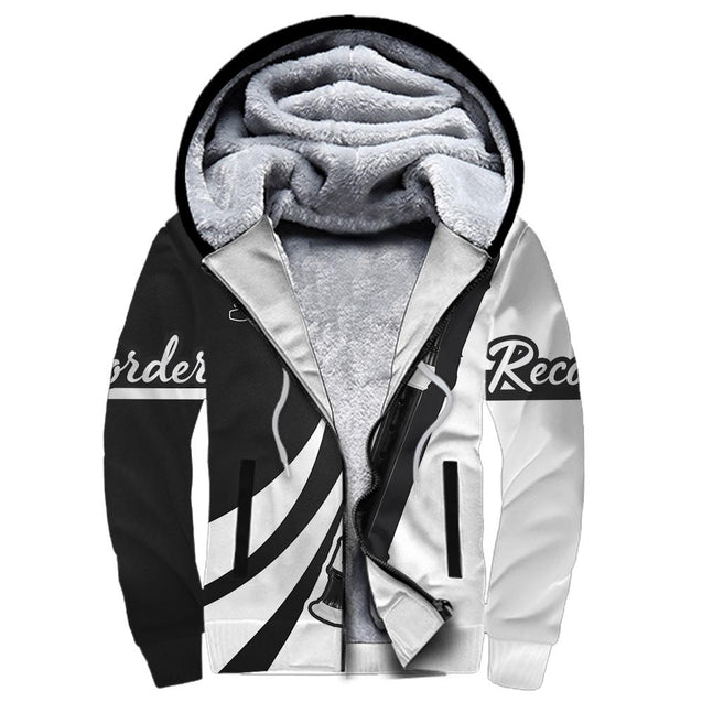 Recorder music 3d hoodie shirt for men and women HG HAC25122-Apparel-HG-Fleecezip hoodie-S-Vibe Cosy™