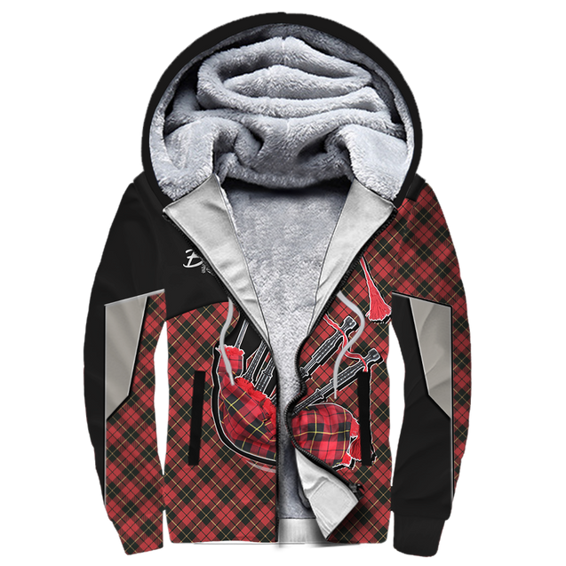 Bagpipes music 3d hoodie shirt for men and women HG HAC290201-Apparel-HG-Fleecezip hoodie-S-Vibe Cosy™