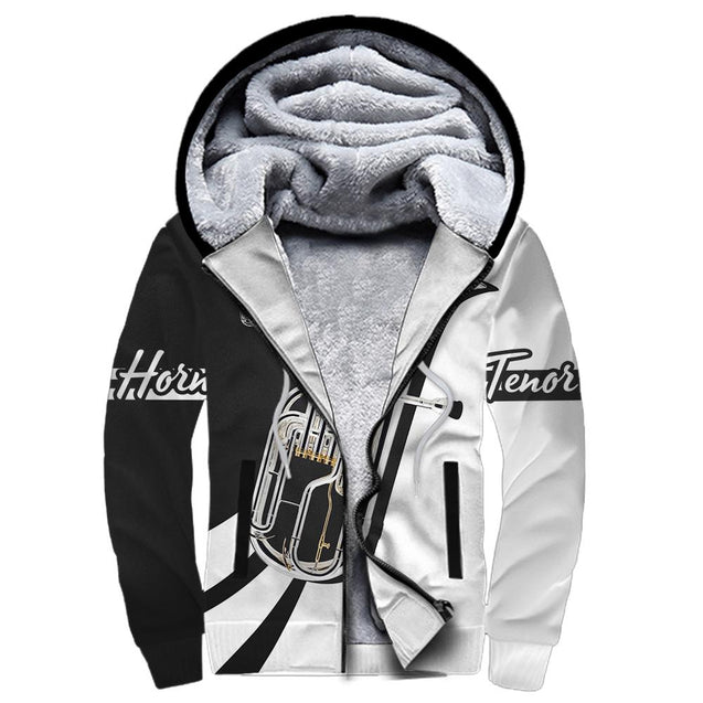 Teno horn music 3d hoodie shirt for men and women HG HAC26121-Apparel-HG-Fleecezip hoodie-S-Vibe Cosy™