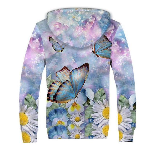 Butterfly Sweet Garden 3D Winter Clothes TR091103-Apparel-NNK-Hoodie-S-Vibe Cosy™