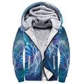 Butterfly Sweet Garden 3D Winter Clothes TR091102-Apparel-NNK-Fleece Zip-up Hoodie-S-Vibe Cosy™