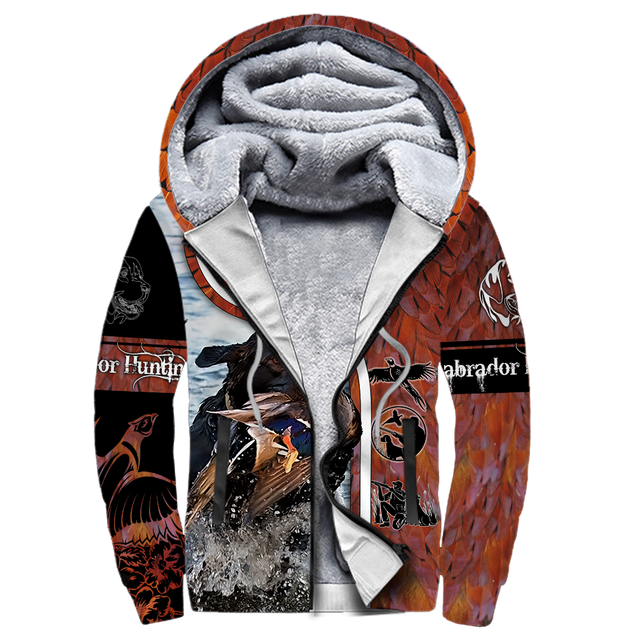 Pheasant Hunting Camo 3D Over Printed Unisex Deluxe Hoodie ML