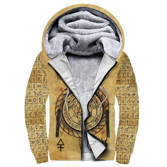 Alchemy 3D All Over Printed Shirts Hoodie JJ020101-Apparel-MP-Fleece Zip-up Hoodie-S-Vibe Cosy™