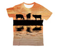 Sunset and Cow Kids All Over-Apparel-HD09-T-Shirt-TODDLER 2T-Vibe Cosy™