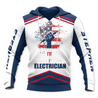 Premium Personalized 3D Printed Electrician Shirts MEI