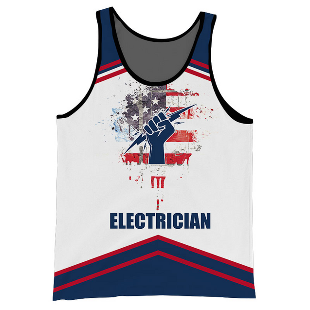 Premium Personalized 3D Printed Electrician Shirts MEI