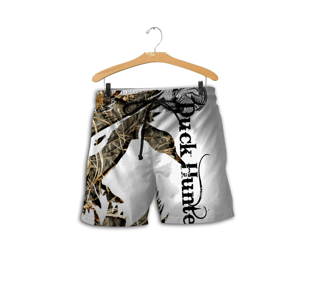 Mallard Duck Hunting 3D All Over Printed Shirts for Men and Women TT081102-Apparel-TT-Shorts-S-Vibe Cosy™
