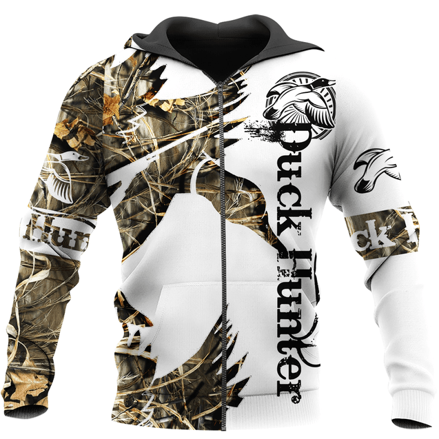 Mallard Duck Hunting 3D All Over Printed Shirts for Men and Women TT081102-Apparel-TT-Zipped Hoodie-S-Vibe Cosy™