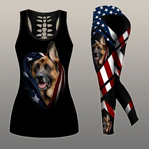 German Shepherd Combo Tank + Legging TA032017-Apparel-TA-S-S-Vibe Cosy™