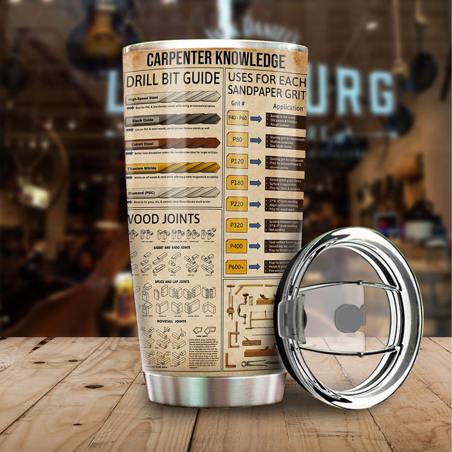 Carpenter Knowledge Stainless Steel Tumbler TA033001-TA-Vibe Cosy™