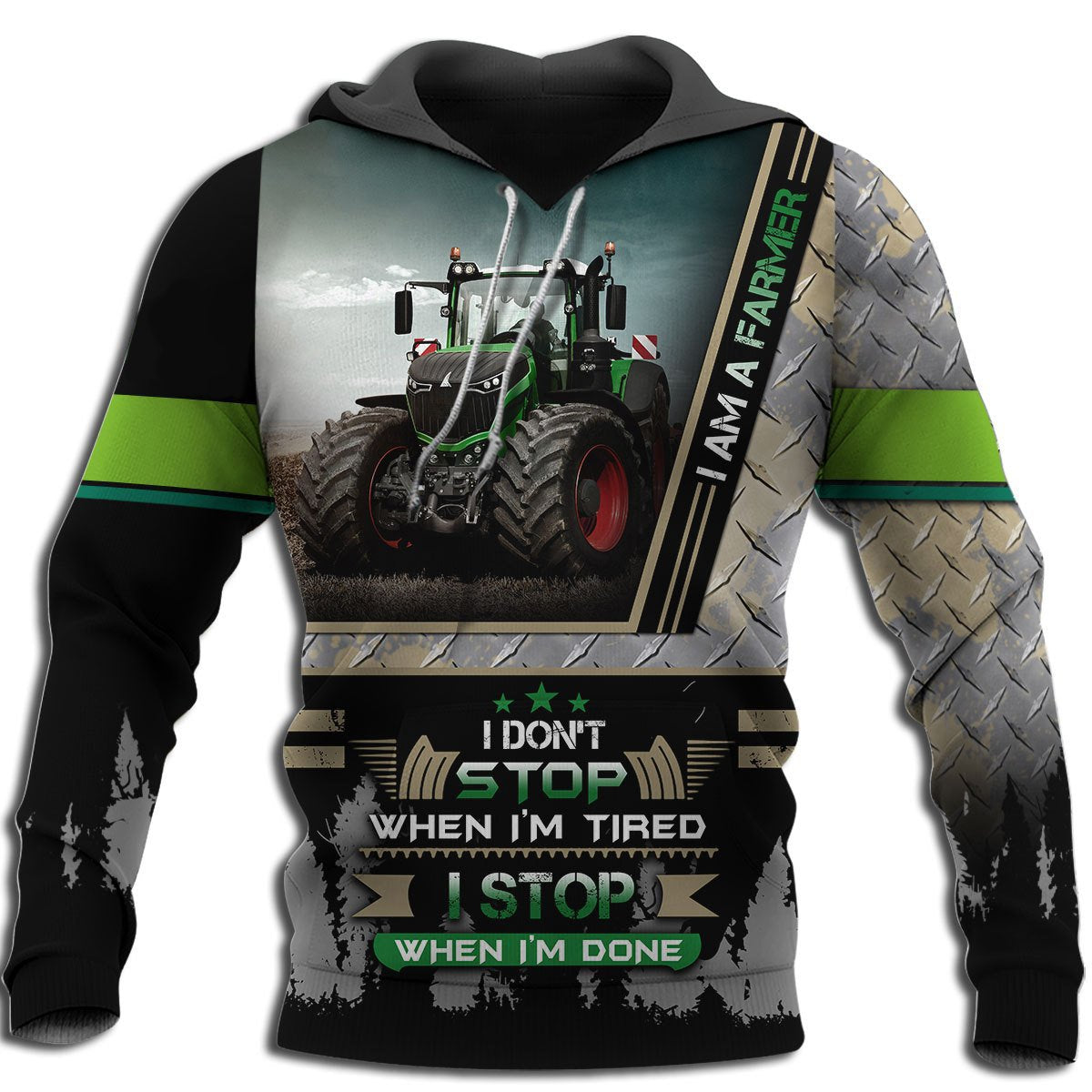 Beautiful Tractor 3D All Over Printed Shirts for Men and Women AM180202-Apparel-TT-Hoodie-S-Vibe Cosy™