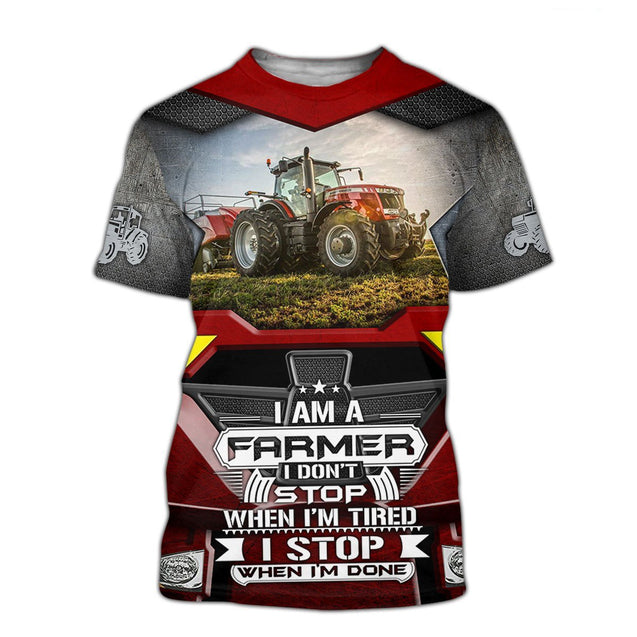 Farmer 3D All Over Printed Shirts for Men and Women TT0095 - Amaze Style™-Apparel